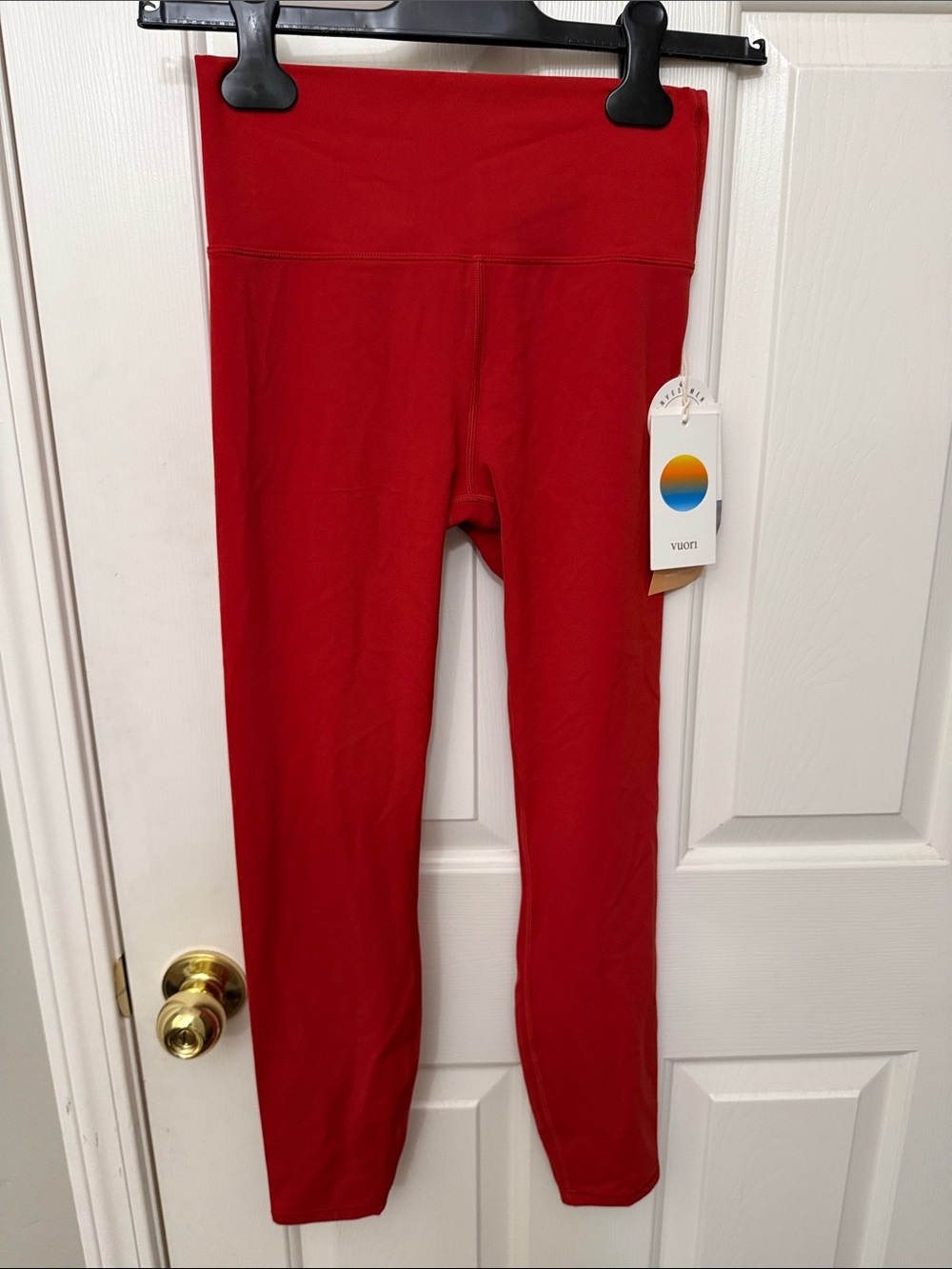 Vuori Kids Bright Red Performance Leggings